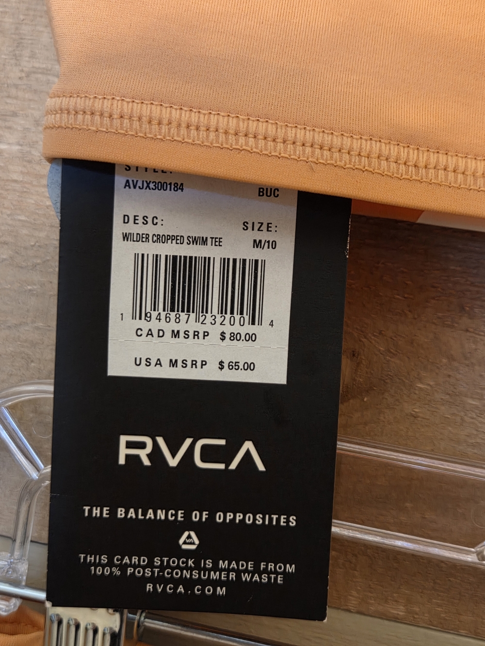 RVCA Bikini Set Top-Medium/Bottom Small - Picture 10 of 11